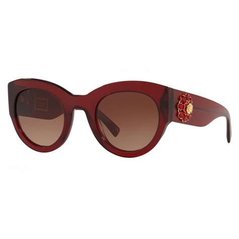 Tribute Jewel Sunglasses Burgundy 